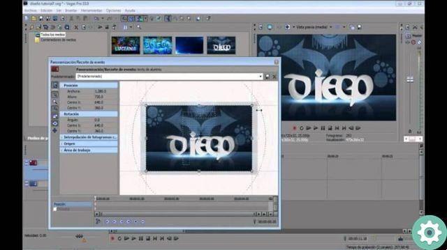How to make the screen movement effect in Sony Vegas Pro 15