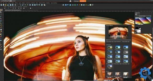 How to create and place an overlay lighting effect on an image with Corel Photo Paint