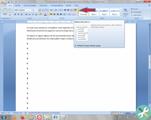 How to delete or remove a blank page in Word