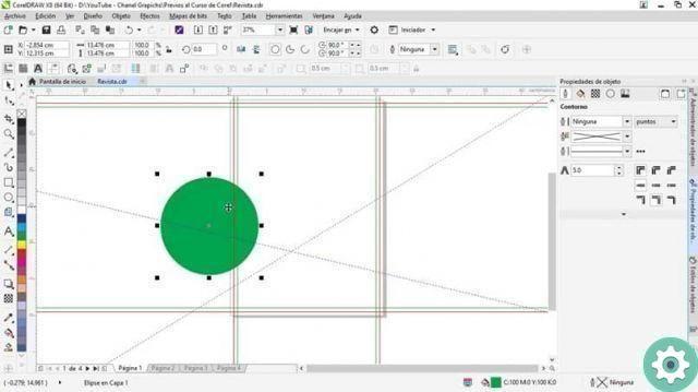 How to use and configure the different design guides in Corel DRAW