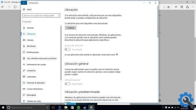 Comment activer ou désactiver l'emplacement de mon PC dans Windows 10