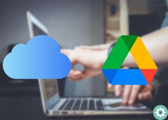 How to pass iCloud and data files to Google Drive