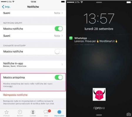How to put iPhone notifications on WhatsApp Android