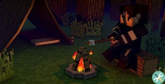 How to make a bonfire or bonfire in Minecraft? Very easy!
