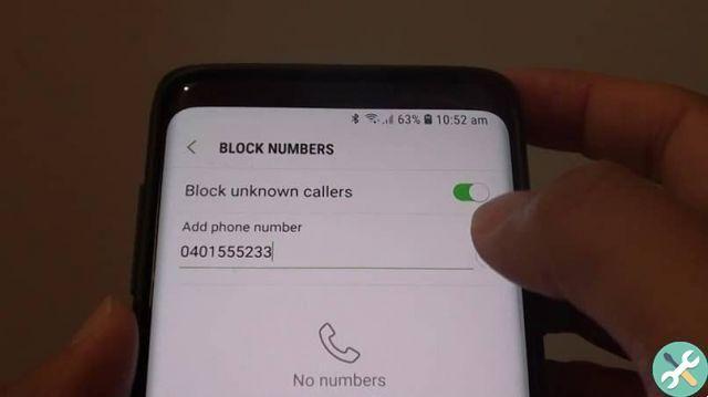 Como bloquear um número de telefone no meu Samsung Galaxy