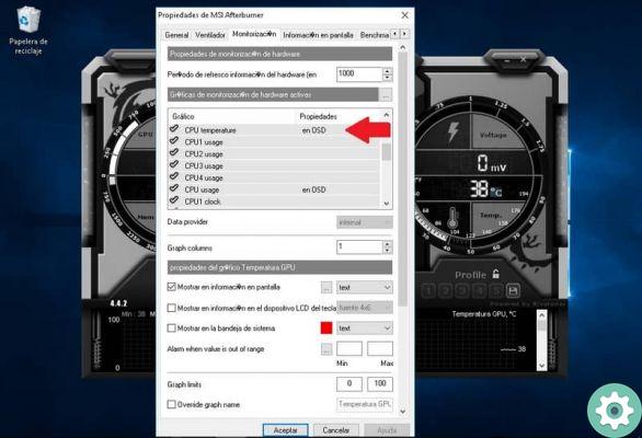 MSI Afterburner does not show CPU temperature solution
