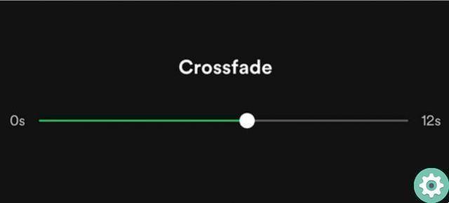 How can I do crossfade on Spotify?