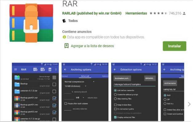 How to zip and unzip RAR files on my android phone