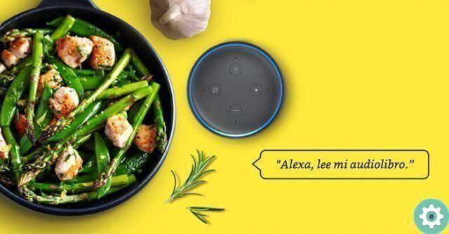 Como ouvir audiolivros audíveis com Alexa