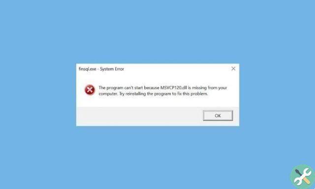 Como corrigir erro de arquivo msvcp120.dll ausente no Windows 7/8/10?