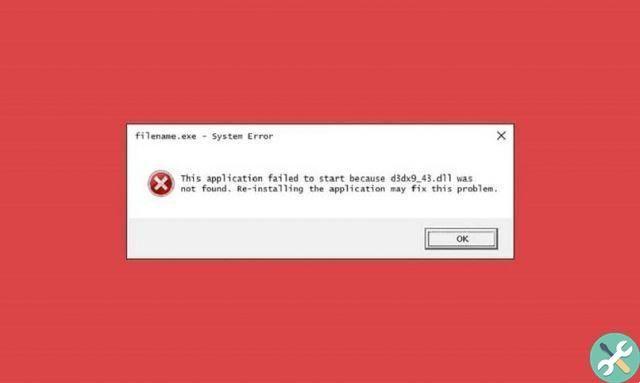 Comment corriger l'erreur manquante du fichier d3dx9_43.dll sous Windows ?