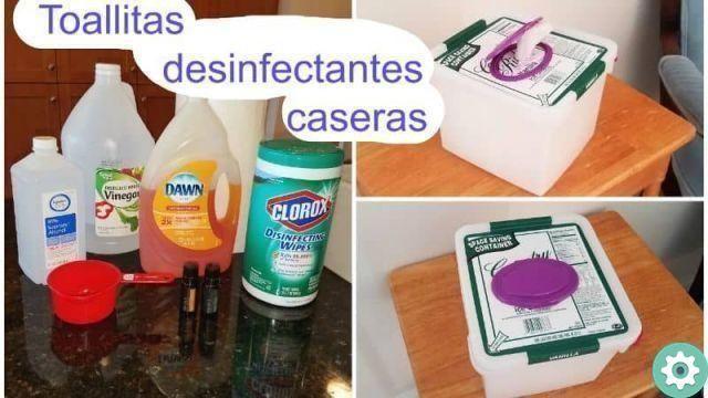 How to make disinfectant wipes with wet wipes - Quick and easy