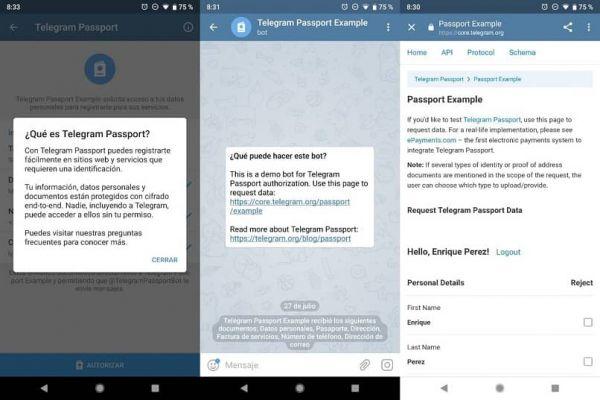 How to upload and save your ID or DNI with Telegram Passport