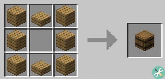 How to make or make a barrel in Minecraft? - The secrets of the barrels