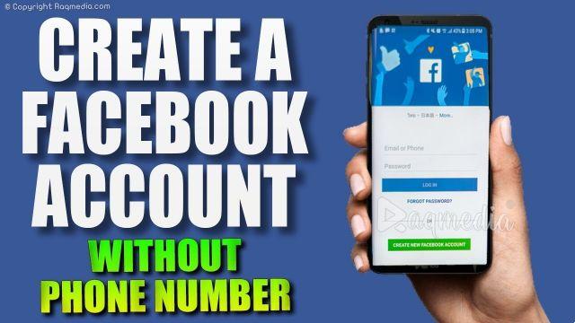 Create a Facebook account without a phone number