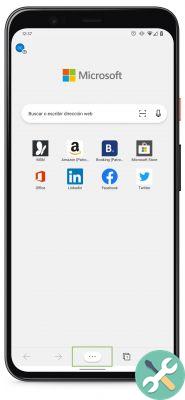 How to change the Microsoft Edge search engine for Android