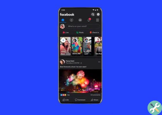 How to put Facebook in dark mode on Android