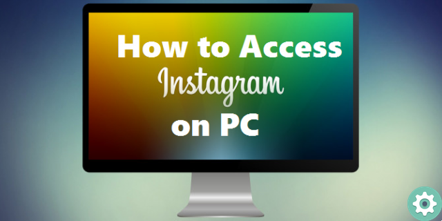 Log in to Instagram from your PC or computer