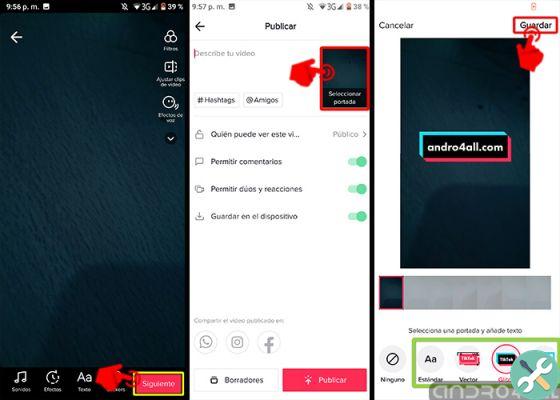How to change the covers or thumbnails of your Tiktok videos