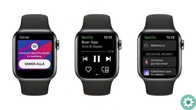 How can I use Spotify on my Apple Watch?