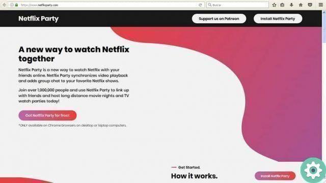 Por que não posso usar o Netflix Party ou trabalhar por conta própria? - Solução