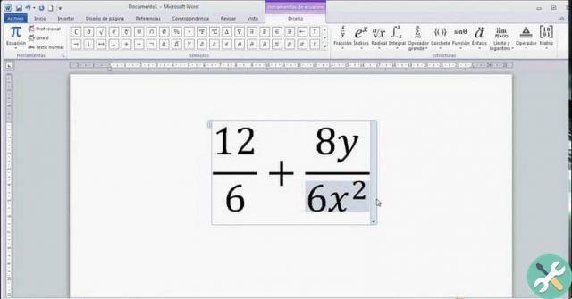 How to insert or write fractions in Word - Fractions with exponents in Word