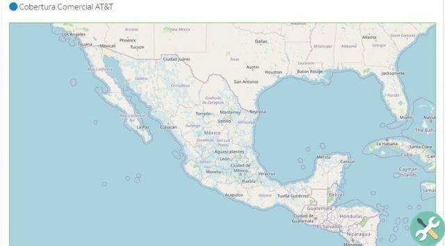 How to know or see the coverage map of Telcel, Movistar, AT&T and Unefón companies in Mexico