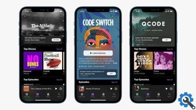 Apple launches subscription podcasts