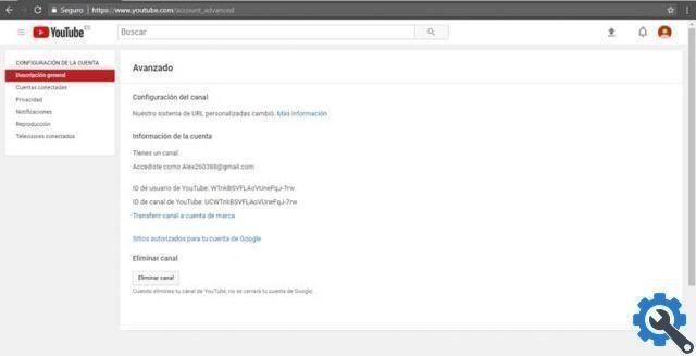 Como configurar as opções avançadas do meu canal do YouTube?
