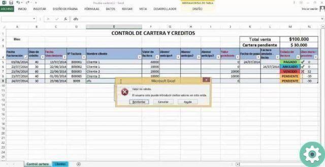 How to create a system for managing loans and installments in Excel (Annual, monthly, weekly and daily)