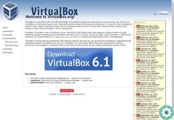 Télécharger Virtualbox gratuitement pour Windows - Dernière version