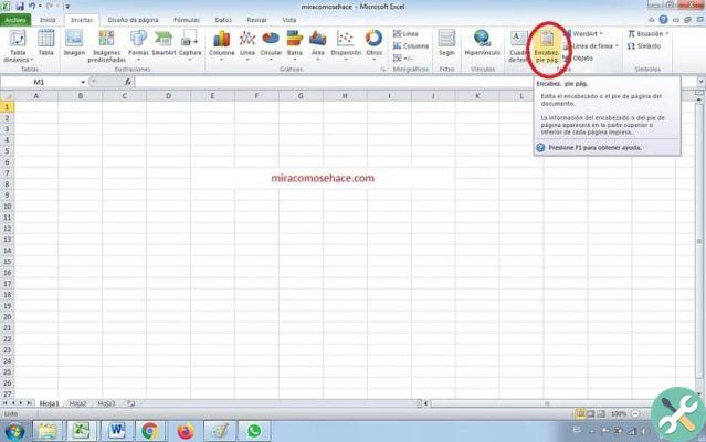 Como inserir números de página em planilhas do Excel