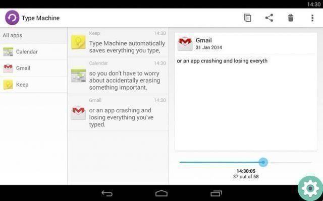 Comment enregistrer et afficher tout ce que vous écrivez sur Android avec l'application Type Machine Pro