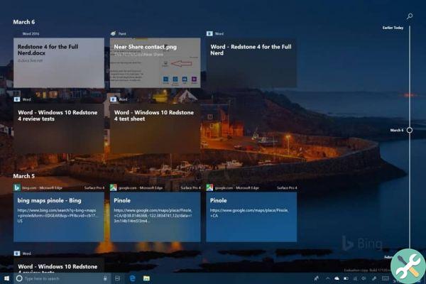 How to make Google Chrome history appear in the Windows 10 timeline