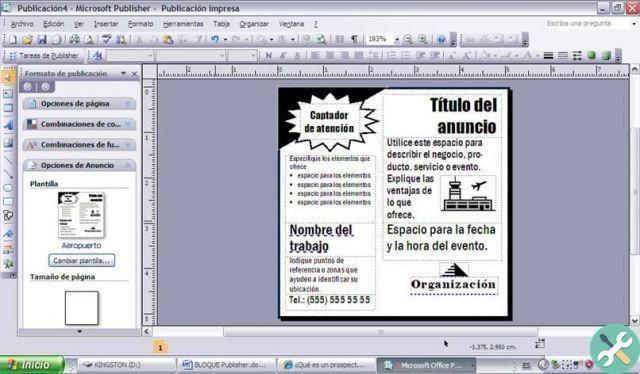 How to create a sales ad template in Microsoft Publisher