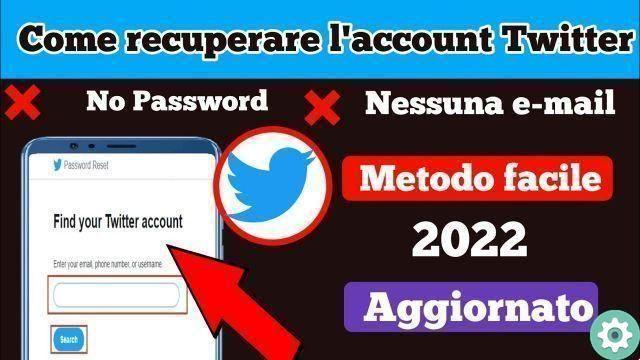 How to recover my Twitter account if I forget my email