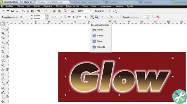 How to create a glow effect on shapes and text using Corel Photo Paint