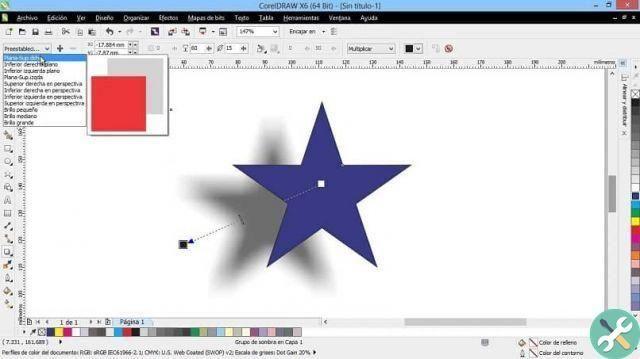 How to put or apply a shadow to objects with CorelDRAW - Simple steps