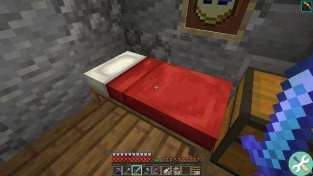How to make a bed and a secret bed in Minecraft of any color