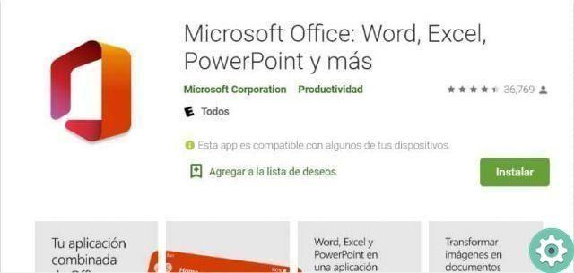 Comment télécharger et installer gratuitement Microsoft Office en espagnol pour Android