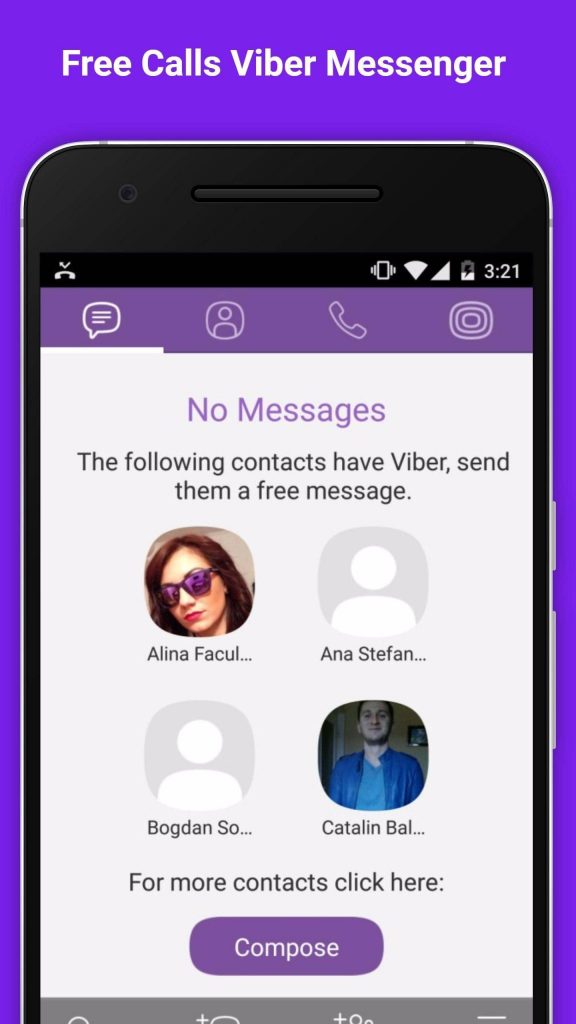 How can I clear the Viber call history?