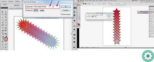 Como usar as opções da ferramenta Object Blend no Adobe Illustrator