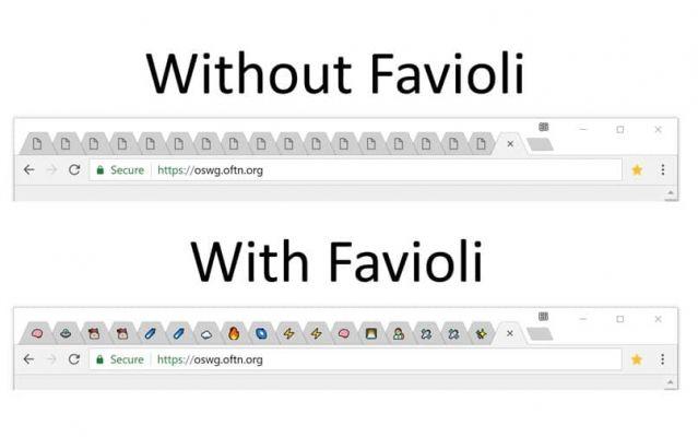 How to change the icon or favicon of a website from Google Chrome with Favioli