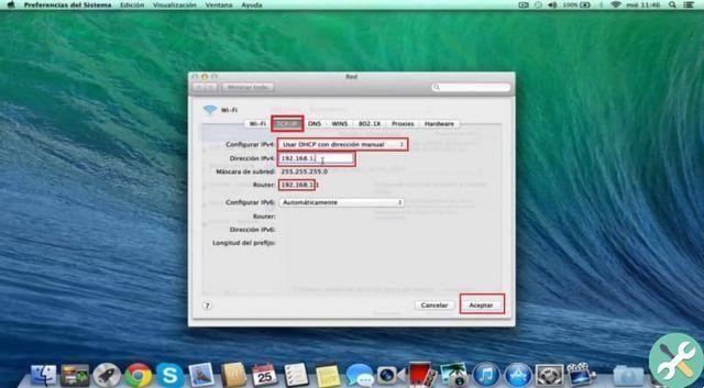 How to set up and enter a fixed private IP address on my Mac