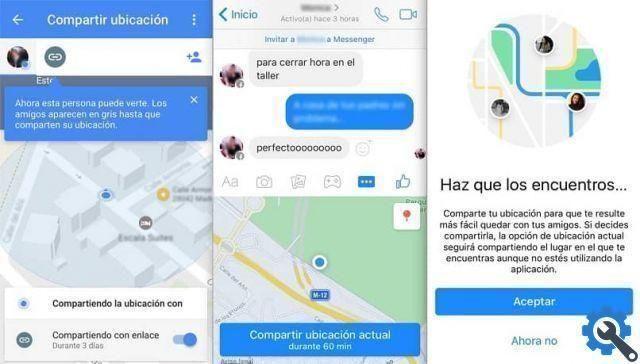 How to share and send my location via Facebook Messenger