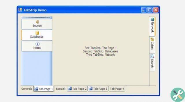 How to create a capture form using the Tabstrip control