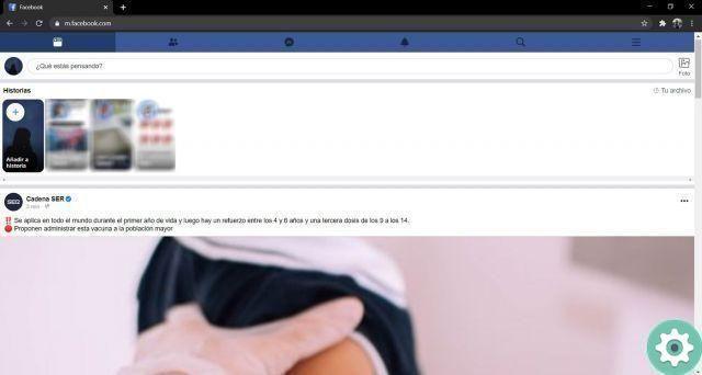 How to enter Facebook Mobile from a PC