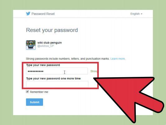 How to change your password on Twitter