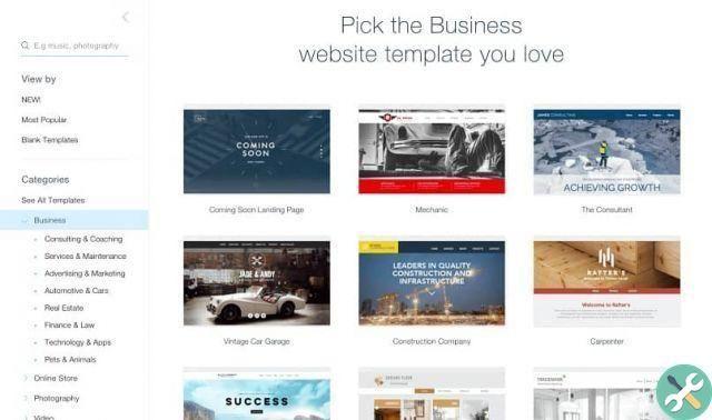 How to create a free professional website with the Wix blog