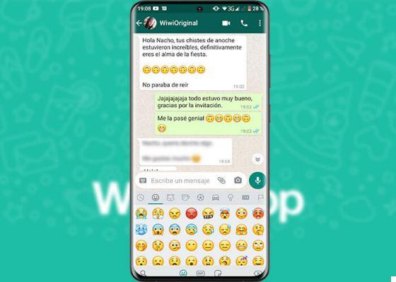 Que signifient les emojis pour l'inverse et quand l'utiliser dans WhatsApp